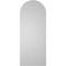 Ekena Millwork Round Top Surface Mount PVC Gable Vent: Non-Functional, w/ 3-1/2"W x 1"P Standard Frame, 12"W x 30"H GVPRT12X3001SN - alternate 2